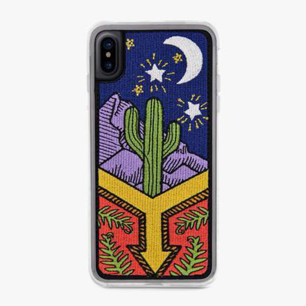 Cactus with blue, green and yellow coloring, Awaken Designer iPhone Case From Zero Gravity