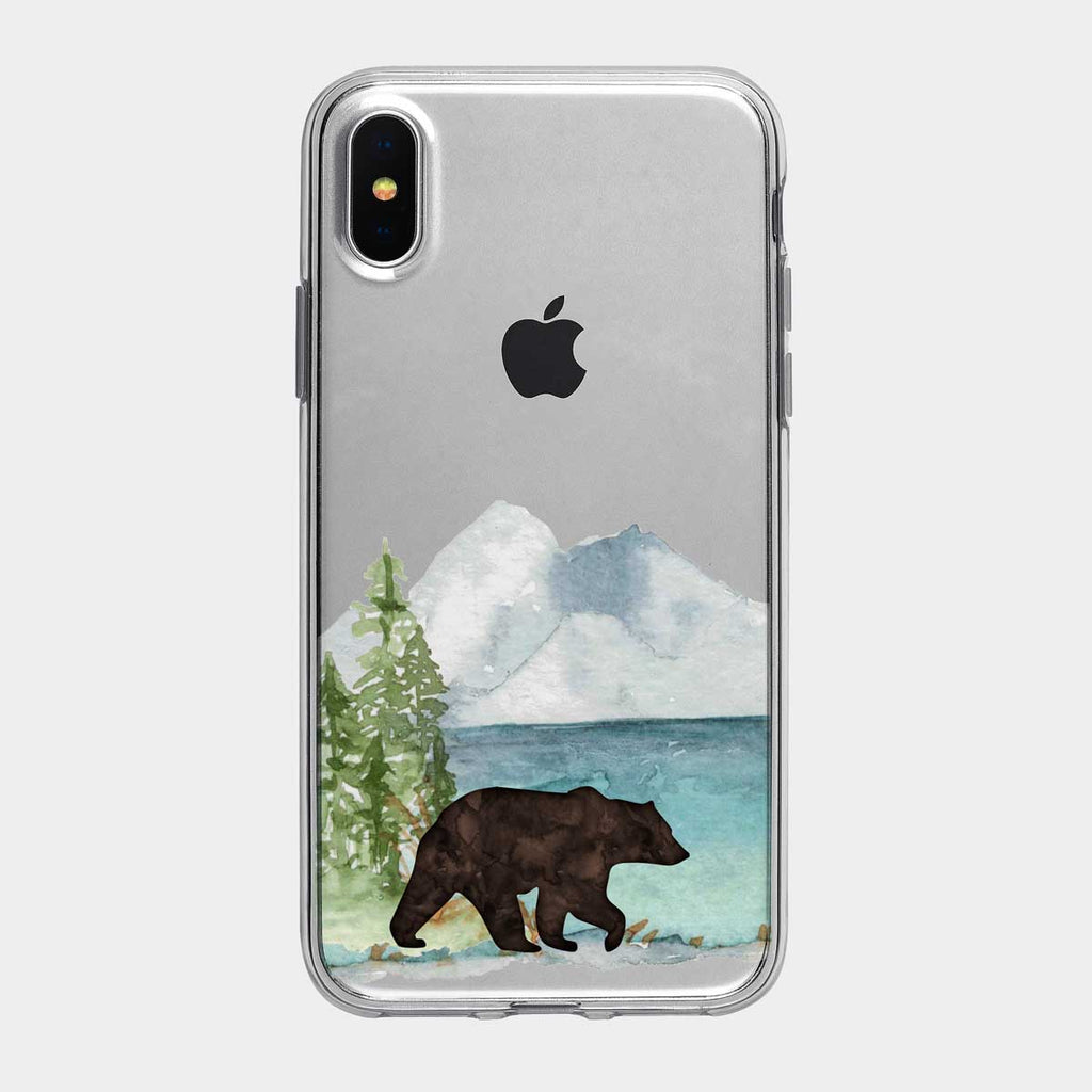 Grizzly Mountain Lake iPhone Case from Tiny Quail