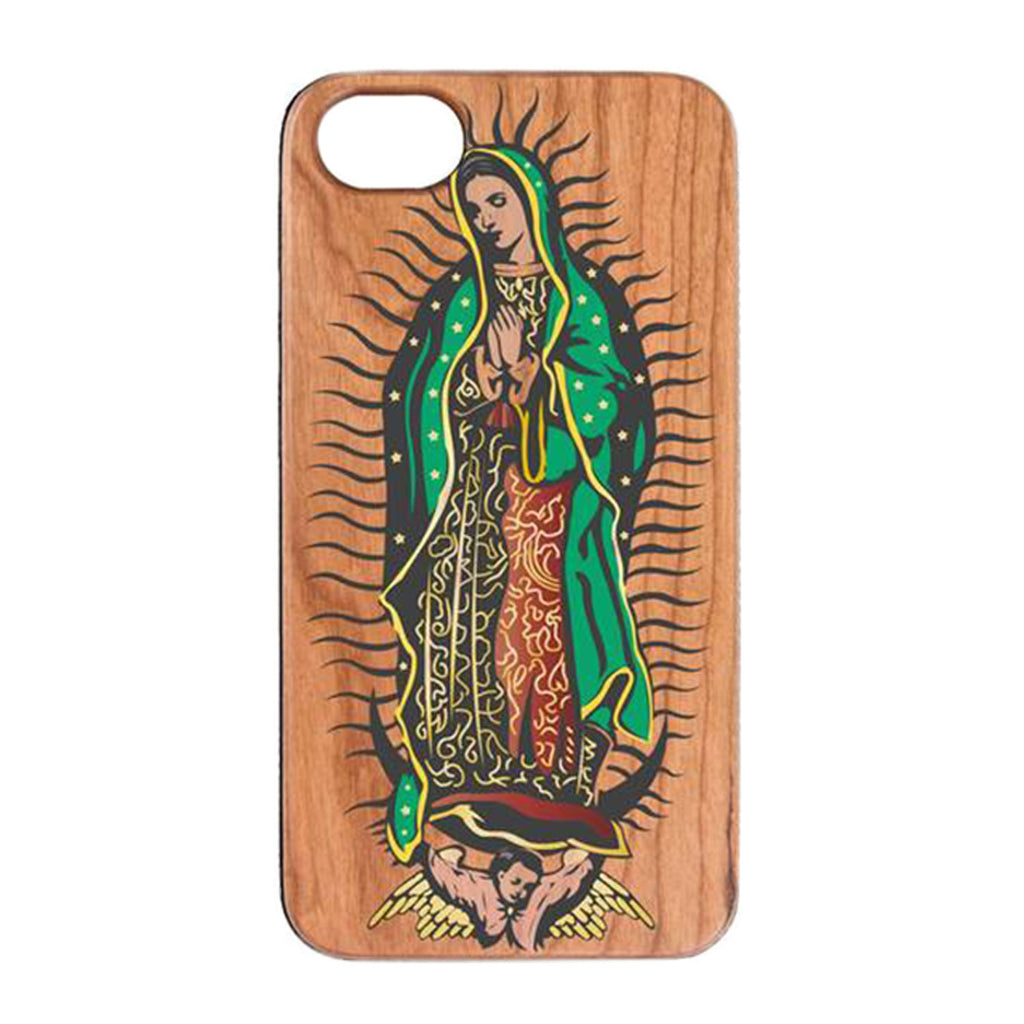 Cherry Wood Guadalupe iPhone Case by Otto