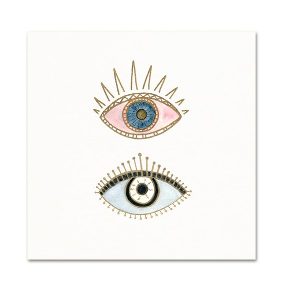 Eyes Watercolor Archival Wall Art Print From Snoogs and Wilde