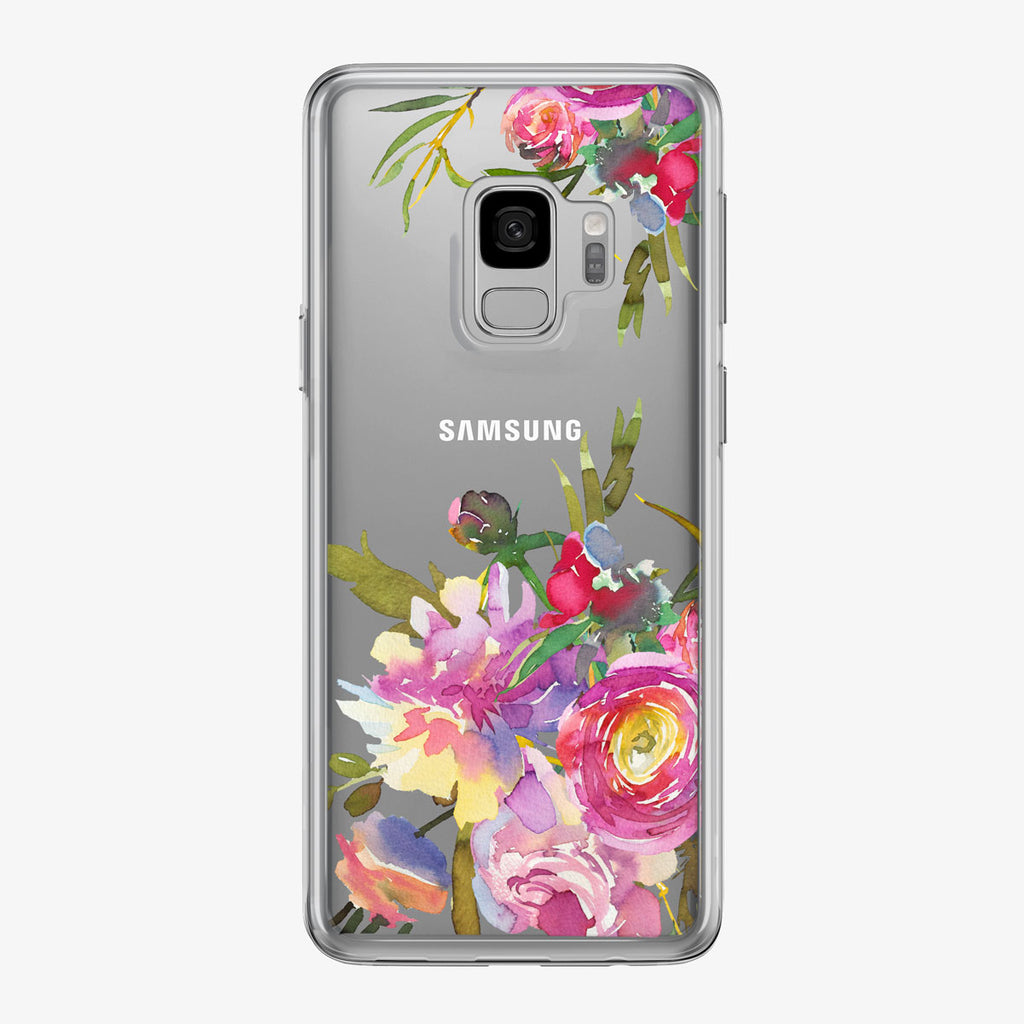 Artistic Floral Samsung Galaxy Phone Case from Tiny Quail