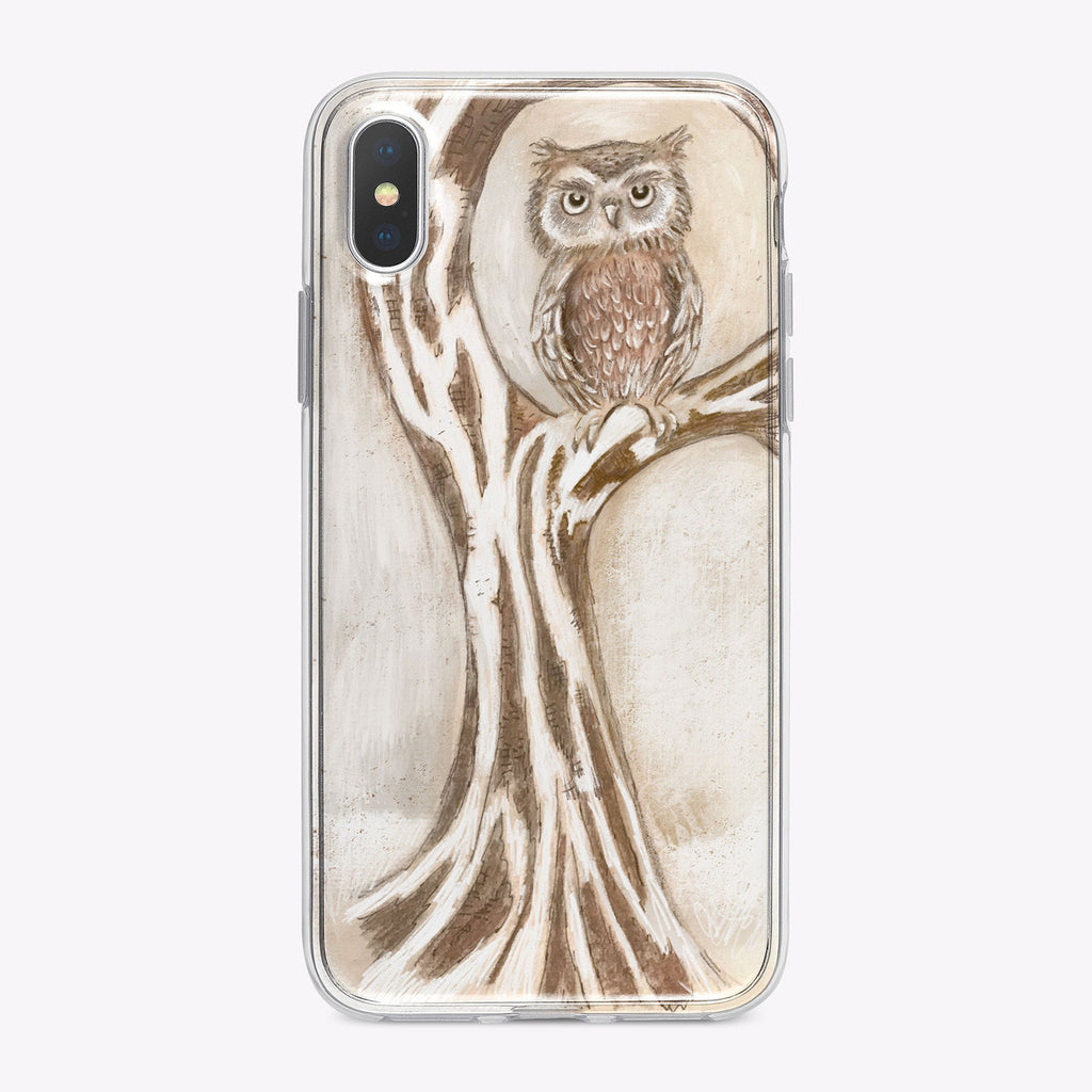 Owl in a Tree Designer iPhone Case From Tiny Quail