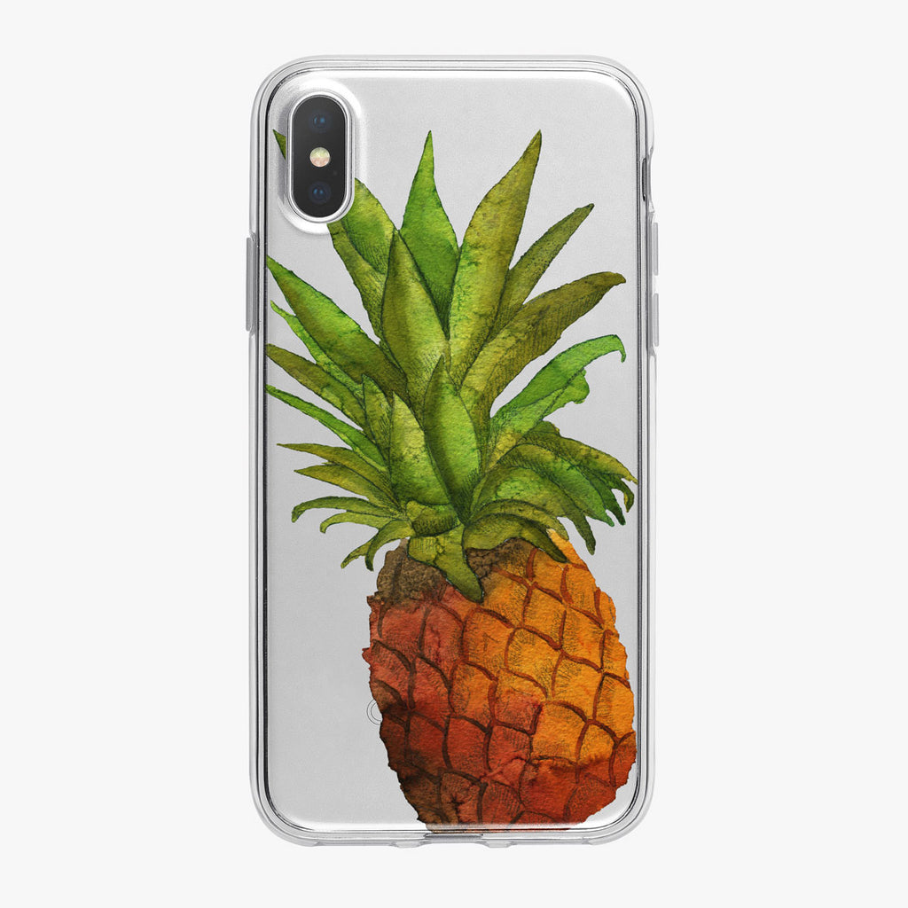 Bright Tropical Pineapple iPhone Case from Tiny Quail