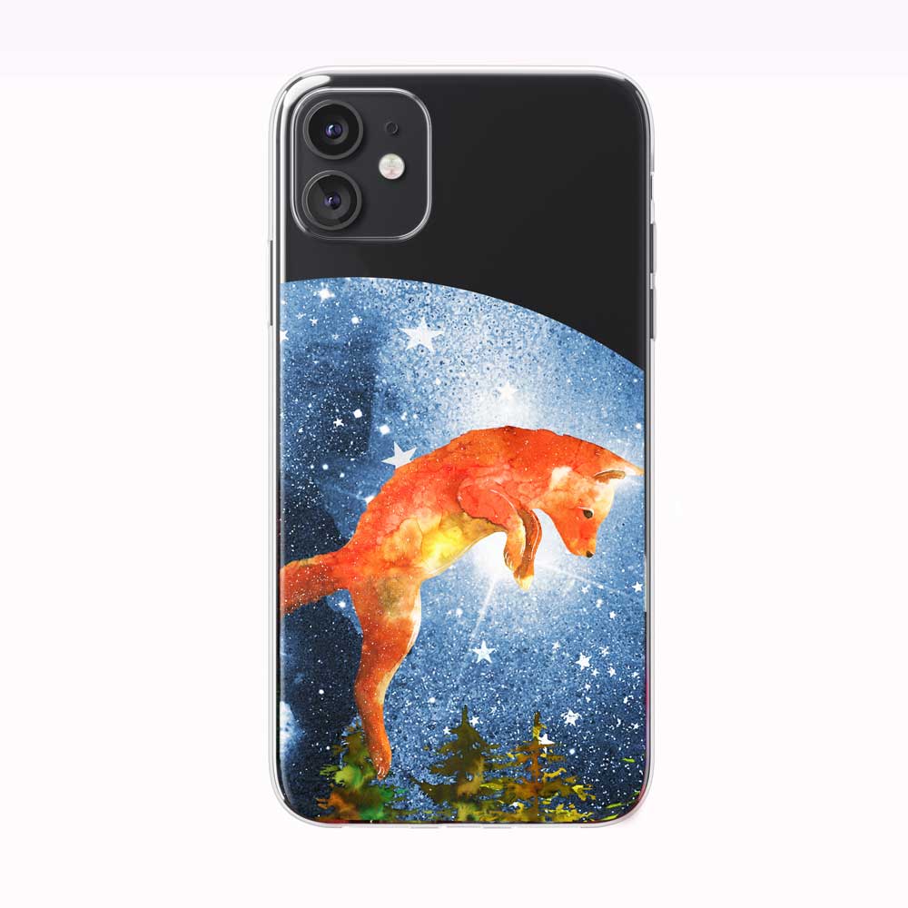 Red Fox Moon iPhone Case from Tiny Quail