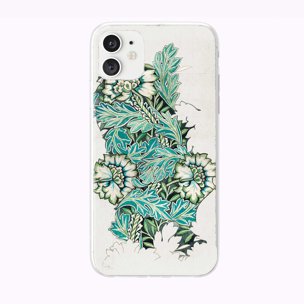Anemone by William Morris iPhone Case from Tiny Quail
