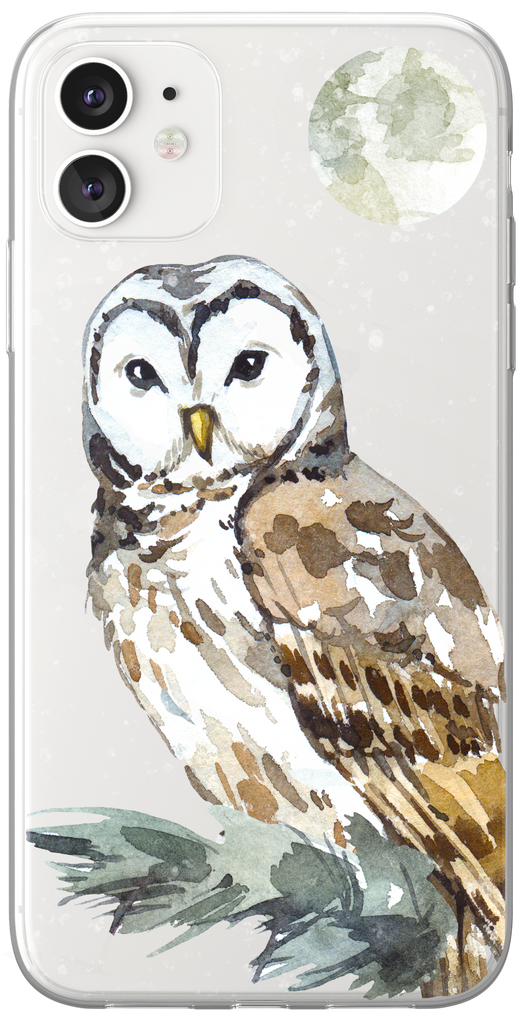 Owl iPhone case by Tiny Quail