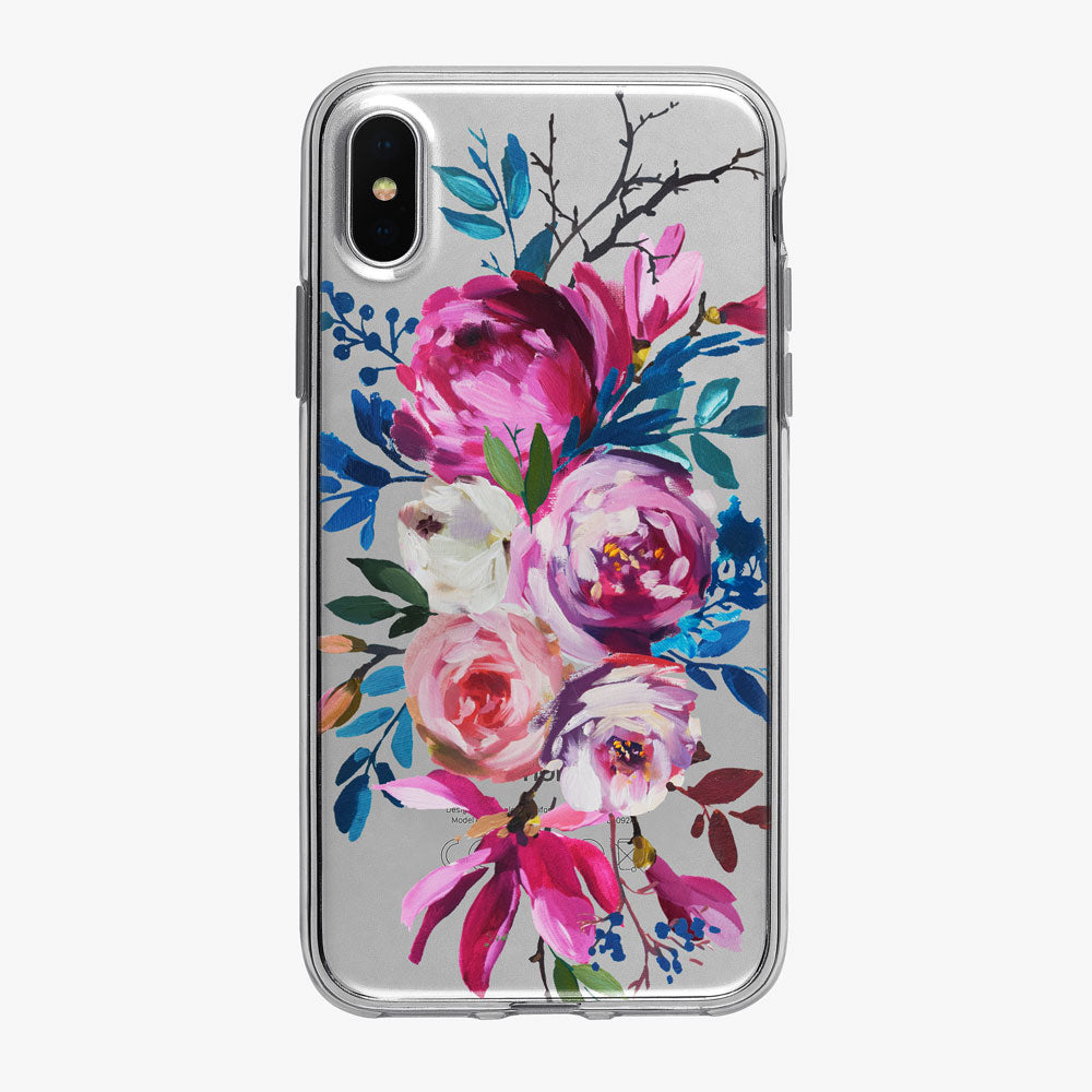 Artistic Beautiful Floral Bouquet iPhone Case from Tiny Quail