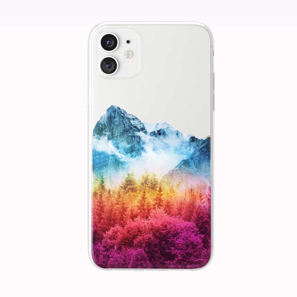 Autumn Mountain Forest iPhone Case from Tiny Quail