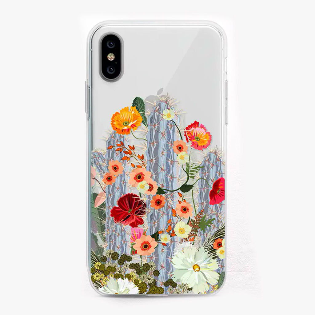Cacti Bloom Designer iPhone Case by Onesweetorange