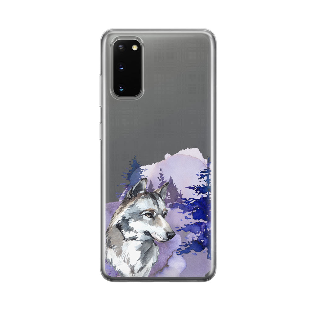 Handsome Wolf Samsung Galaxy Phone Case from Tiny Quail