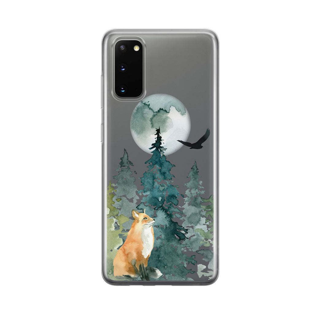 Cute Forest Fox Samsung Galaxy Phone Case from Tiny Quail