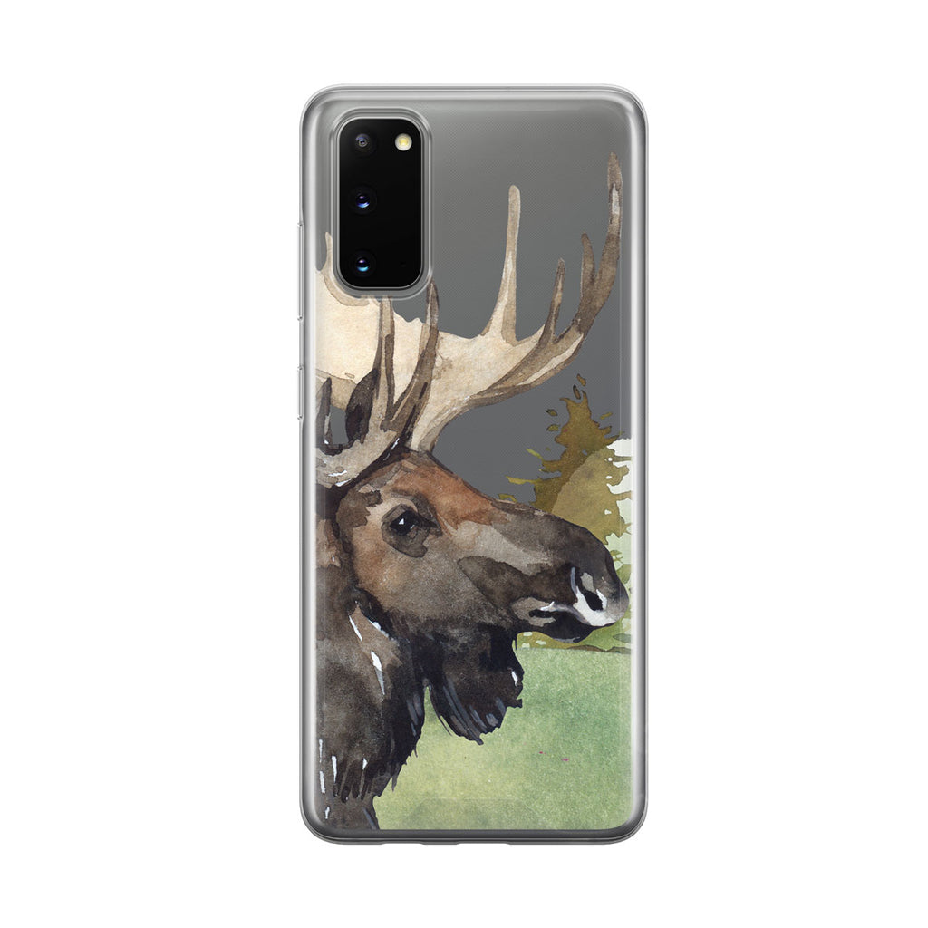 Majestic Moose Samsung Galaxy Phone Case from Tiny Quail