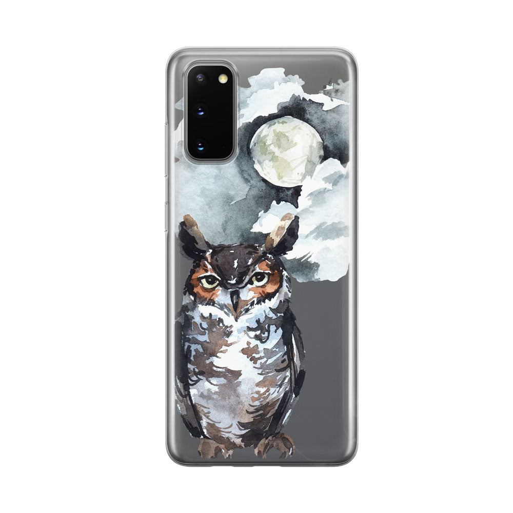 Nighttime Owl Samsung Galaxy Phone Case from Tiny Quail