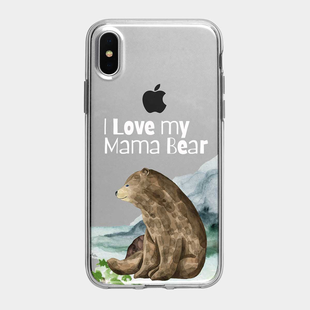 Love My Mama Bear iPhone Case from Tiny Quail