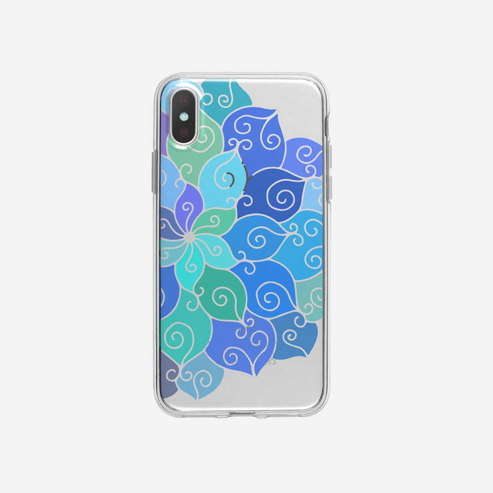 Retro Springtime Flower Pattern Clear iPhone Case from Tiny Quail