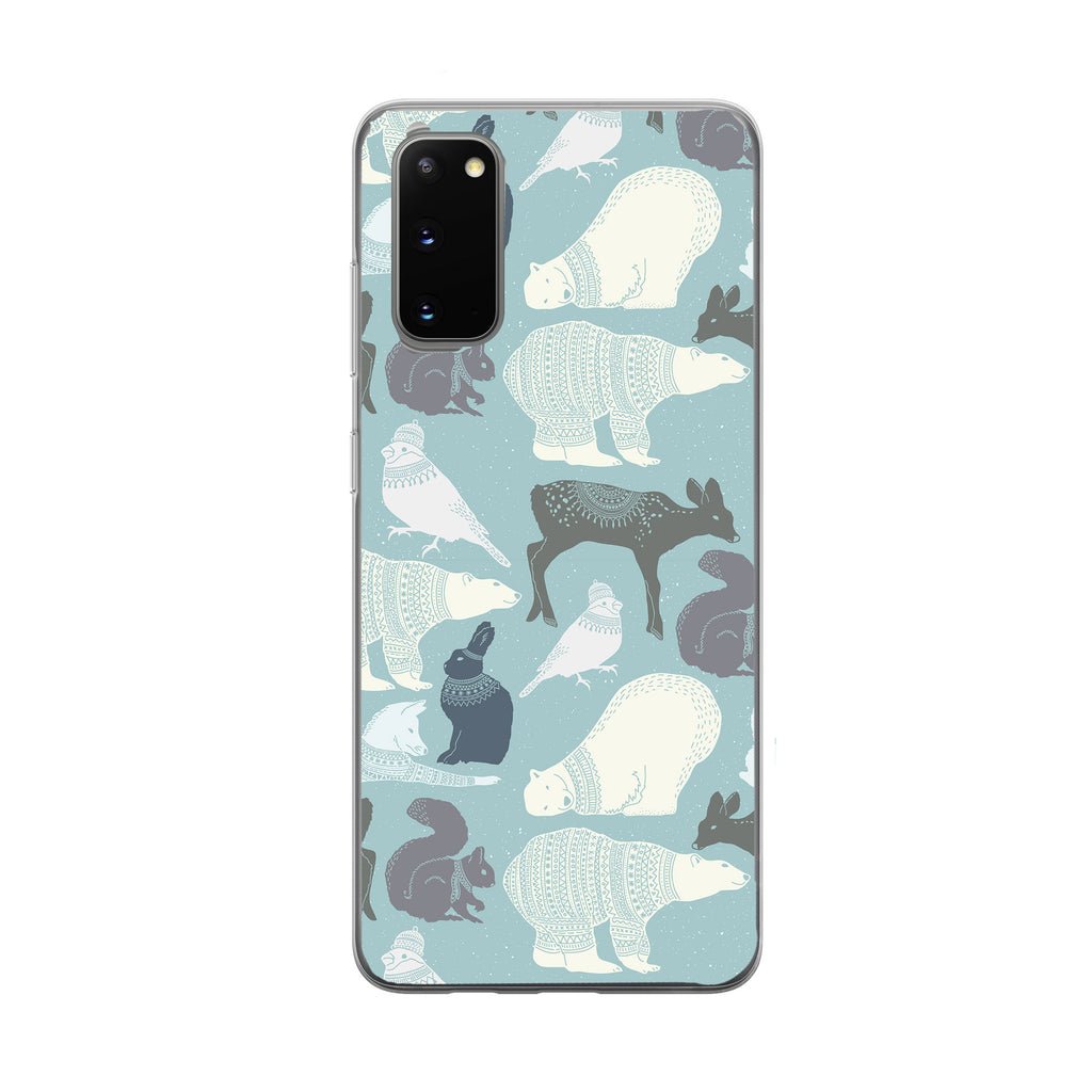 Animals with Sweaters Samsung Galaxy Phone Case from Tiny Quail