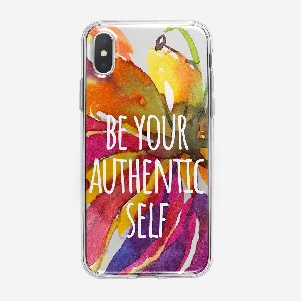 Authentic Self Floral iPhone Case From Tiny Quail