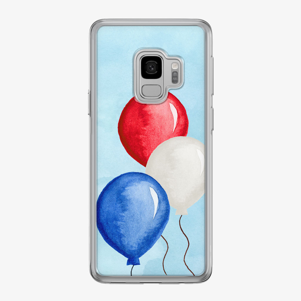 Patriotic Balloons Samsung Galaxy Phone Case by Tiny Quail