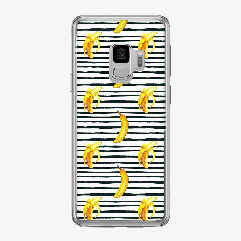 Bananas with Black and White Stripes Samsung Galaxy Phone Case from Tiny Quail