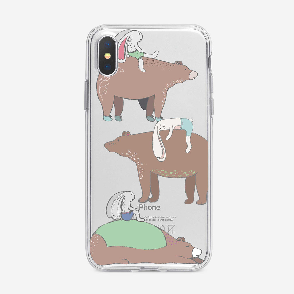 Bears and Bunnies iPhone Case from Tiny Quail