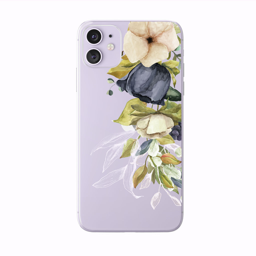 Beautiful Fall Hand Painted Floral iPhone case from Tiny Quail