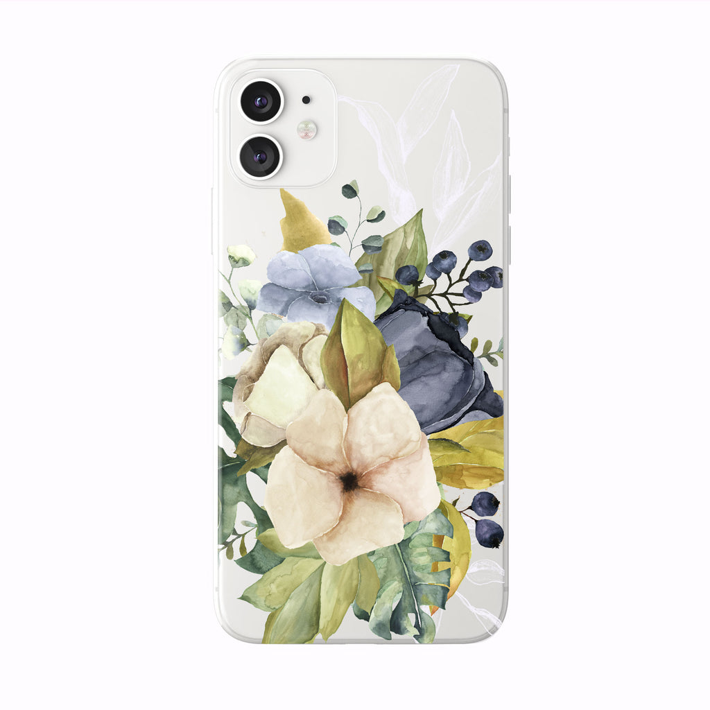 Autumn Watercolor Floral iPhone Case from Tiny Quail