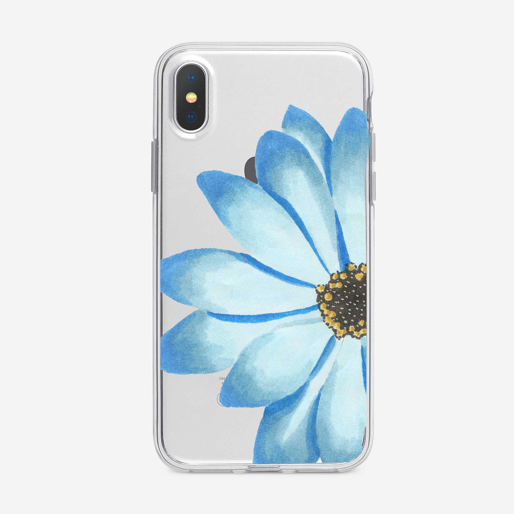 Brilliant Blue Daisy iPhone Case from Tiny Quail