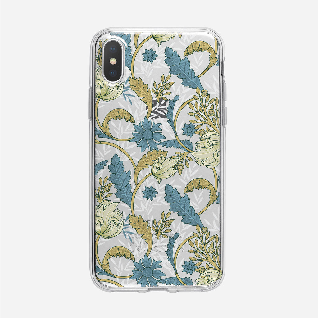 Art Nouveau Floral Clear iPhone Case from Tiny Quail