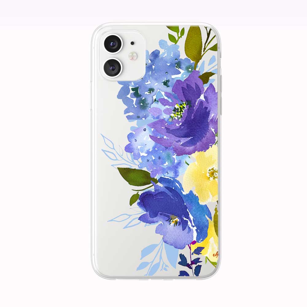 Blue and Yellow Bouquet iPhone Case from Tiny Quail