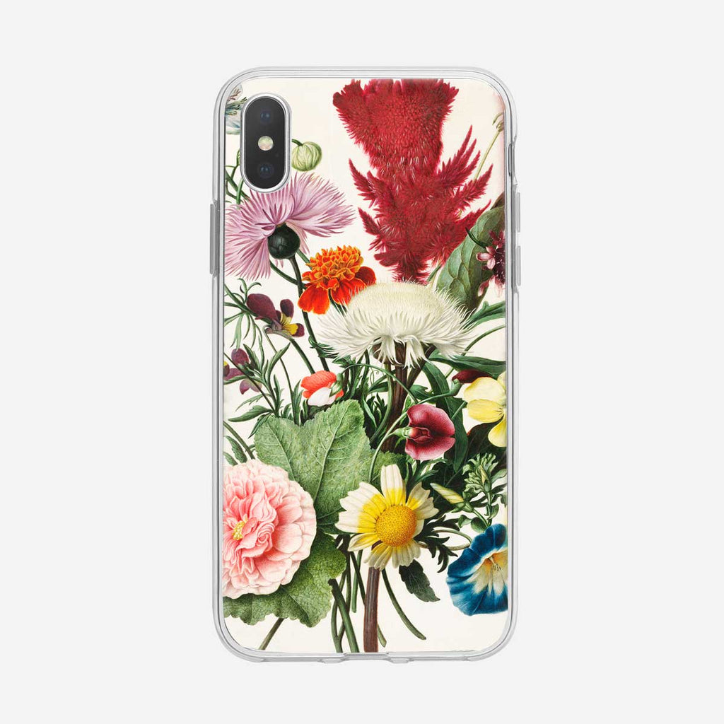 Colorful Botanical Floral Bouquet iPhone Case from Tiny Quail