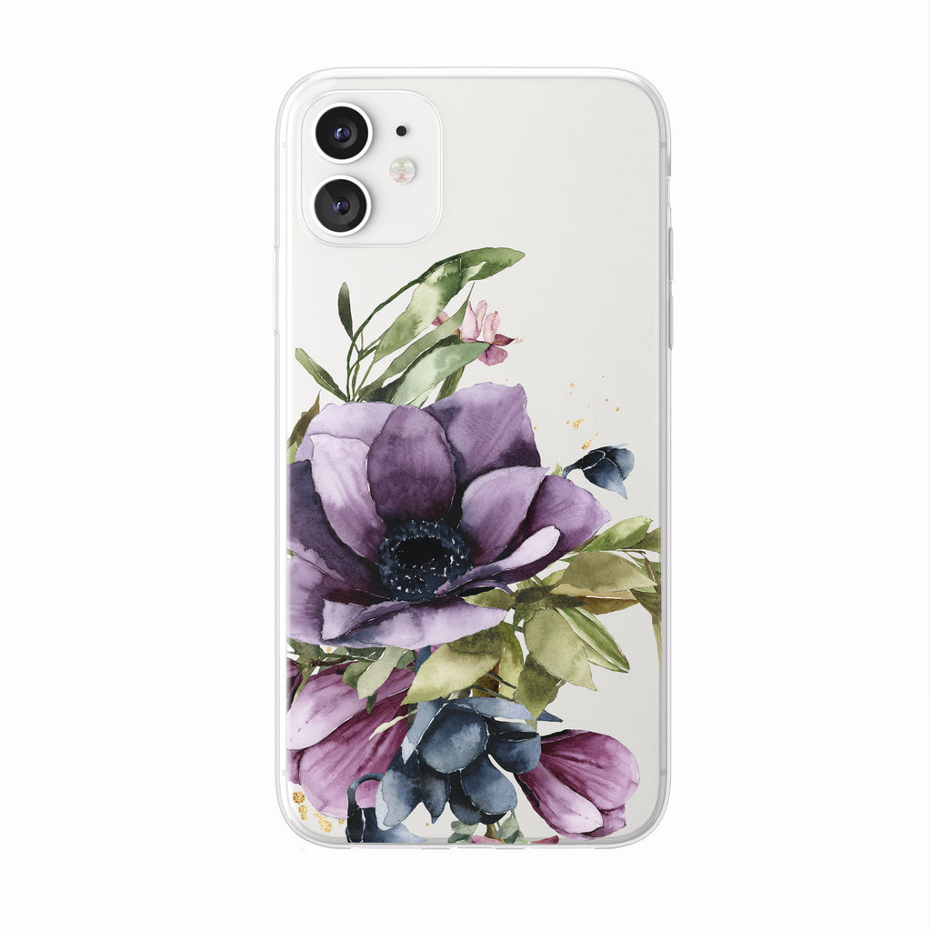 Tulip Iris Bouquet Floral iPhone Case from Tiny Quail