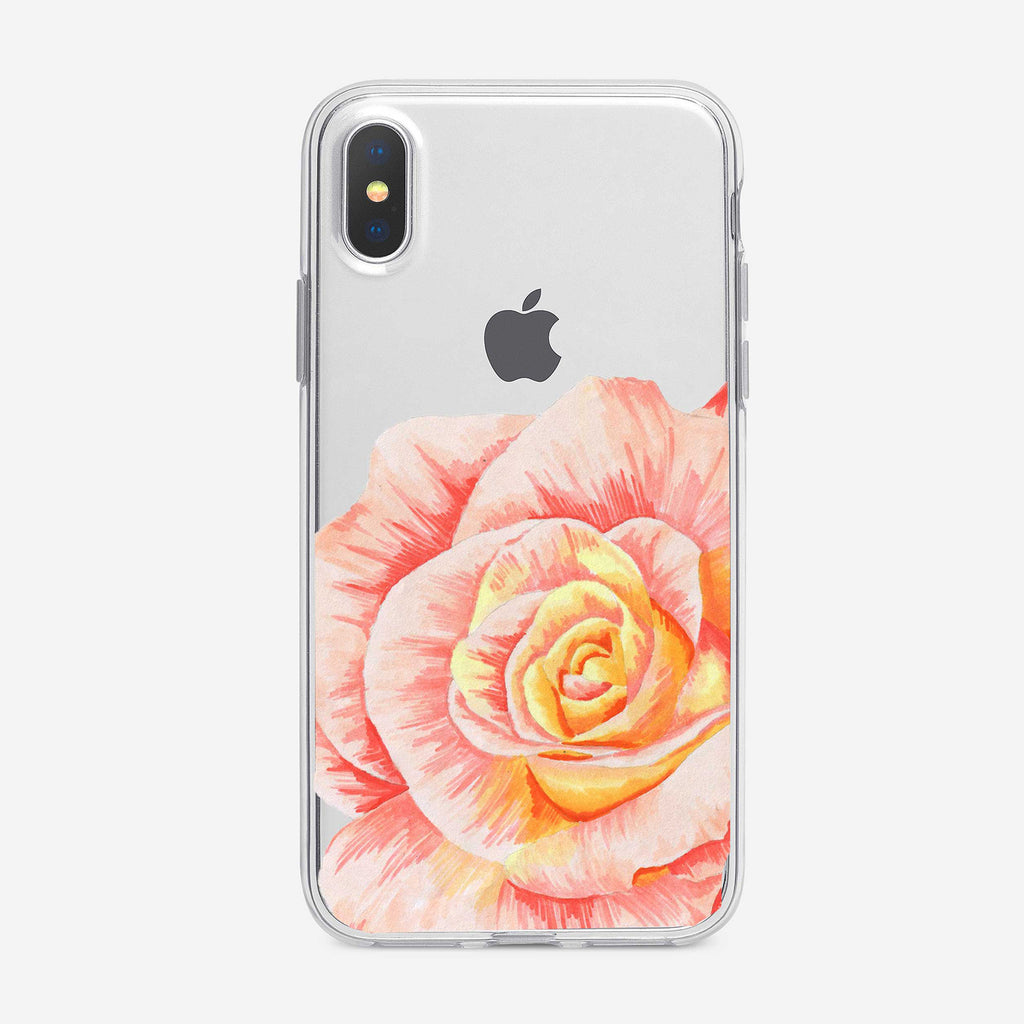 Orange and Yellow Rose iPhone Case from Tiny Quail