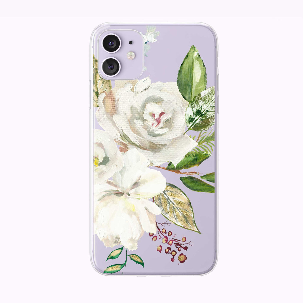 Rose Bouquet Oil Painting  iPhone Case from Tiny Quail