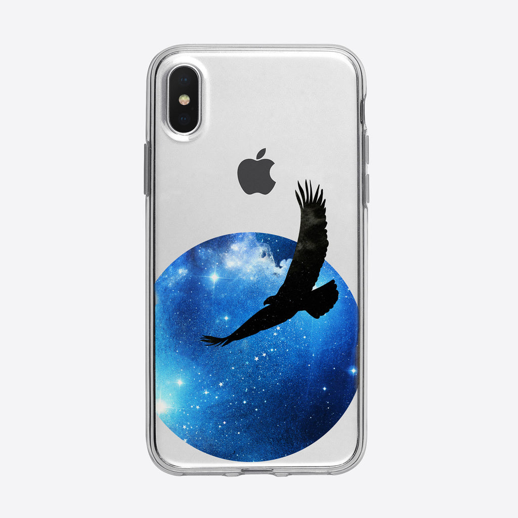 Cosmic Soaring Eagle iPhone Case from Tiny Quail