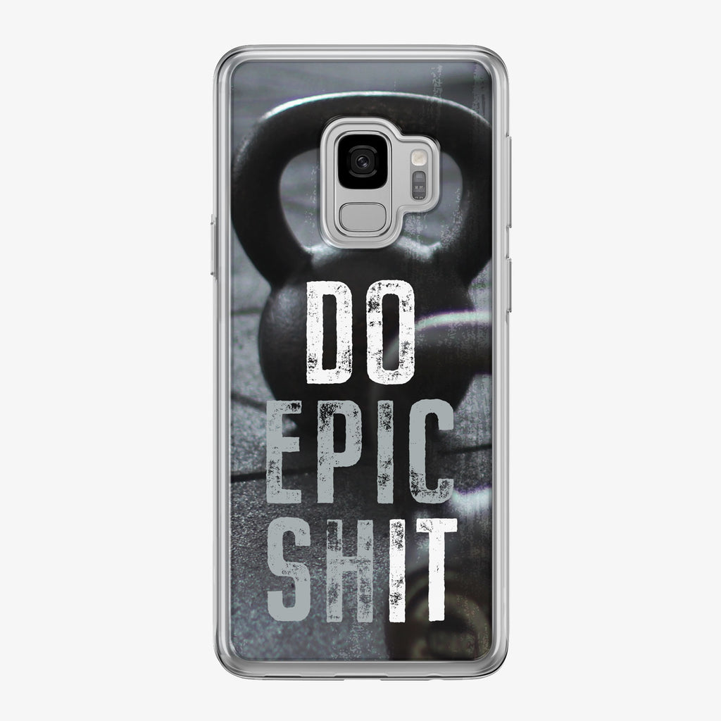 Do Epic Shit Samsung Galaxy Fitness Phone Case by Tiny Quail