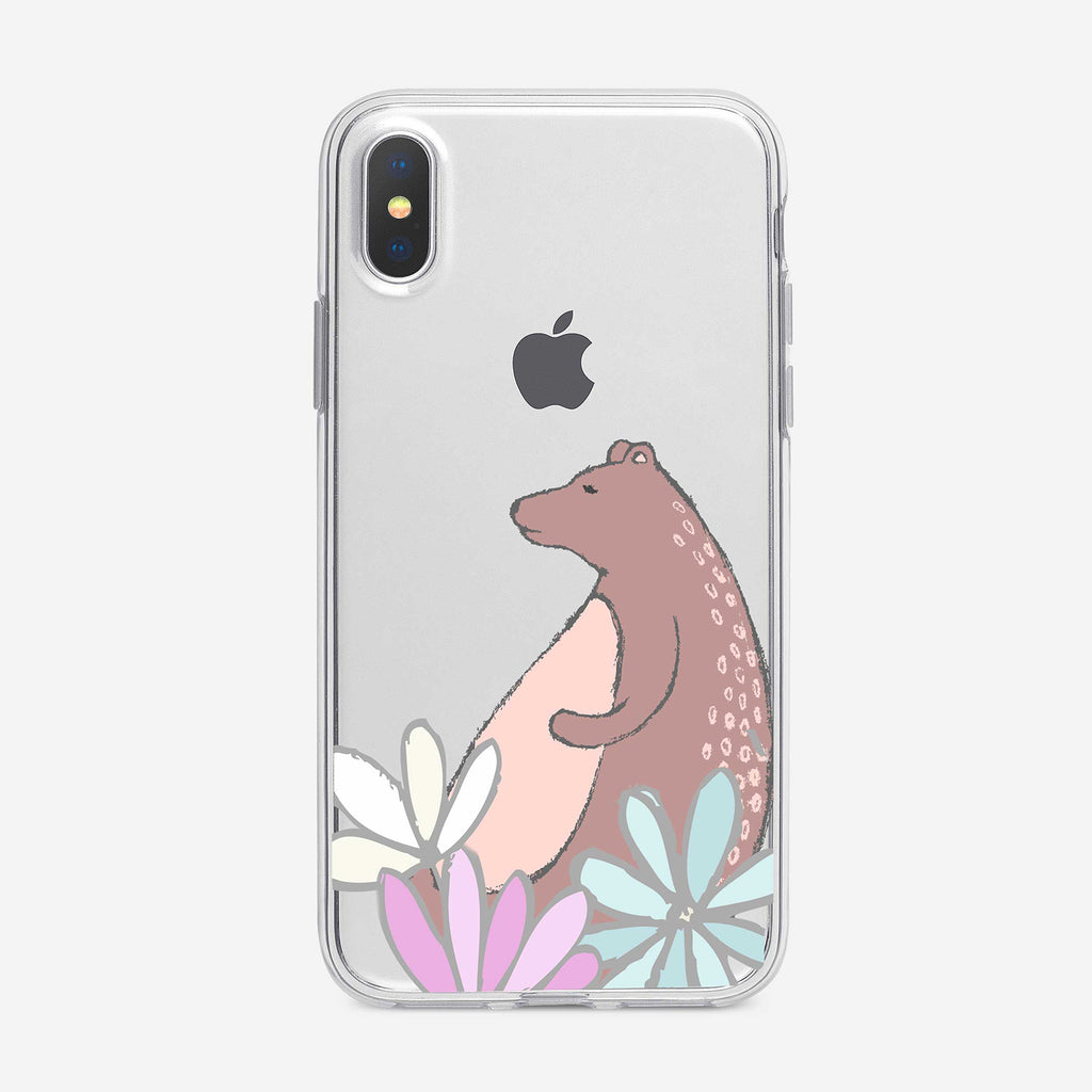 Retro Big Bear iPhone Case from Tiny Quail
