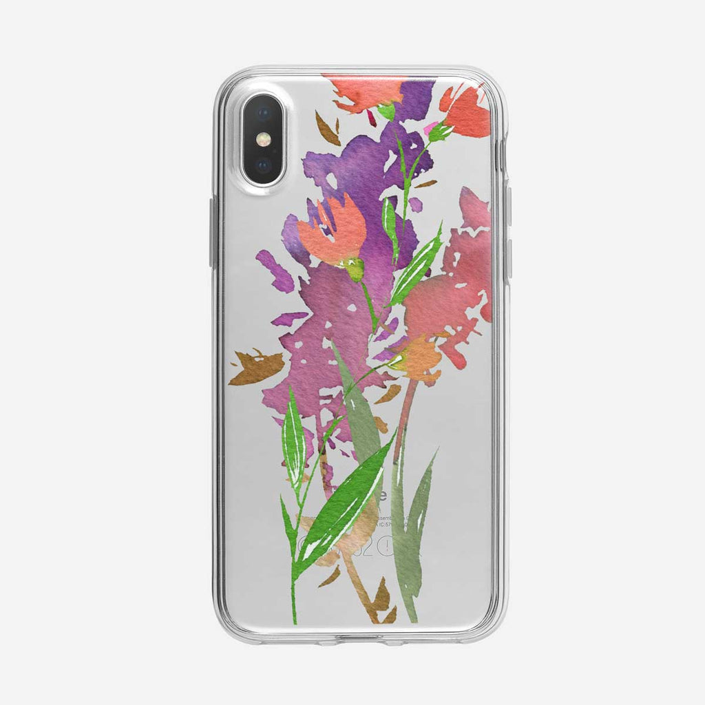 Floral Collage 2 Clear iPhone Case From Tiny Quail