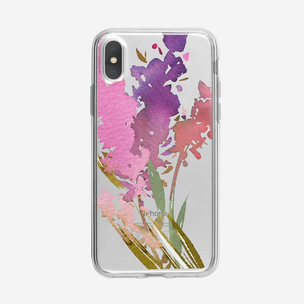 Floral Collage Clear iPhone Case From Tiny Quail