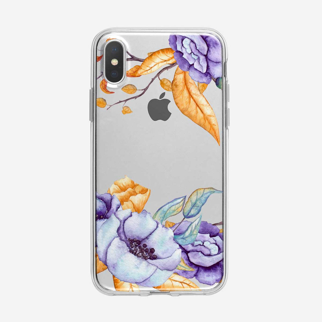 Watercolor Fall Floral iPhone Case From Tiny Quail