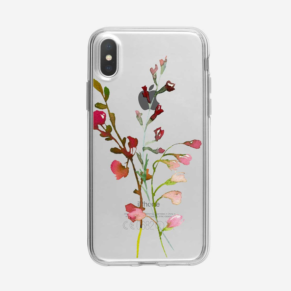 Soft Floral Stems iPhone Case From Tiny Quail