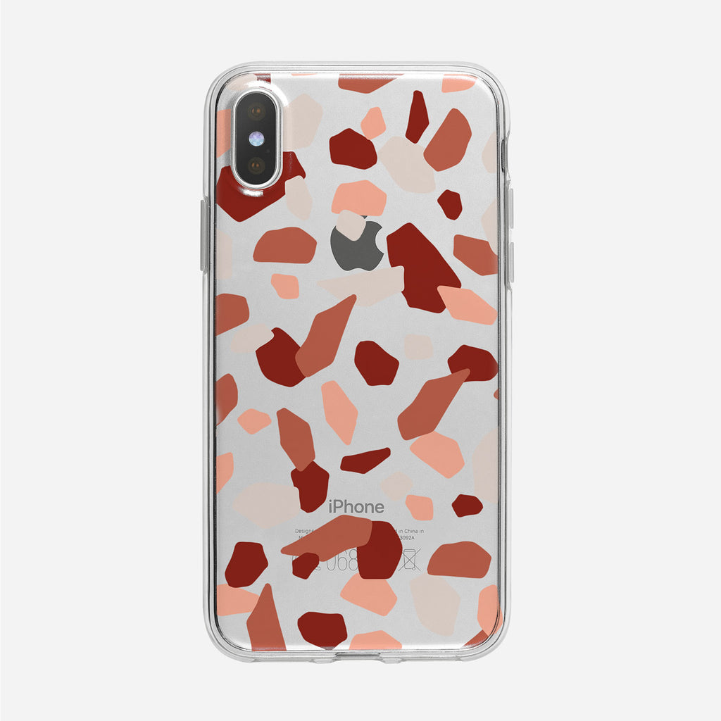 Colorful and Funky Abstract Pattern Clear iPhone Case from Tiny Quail