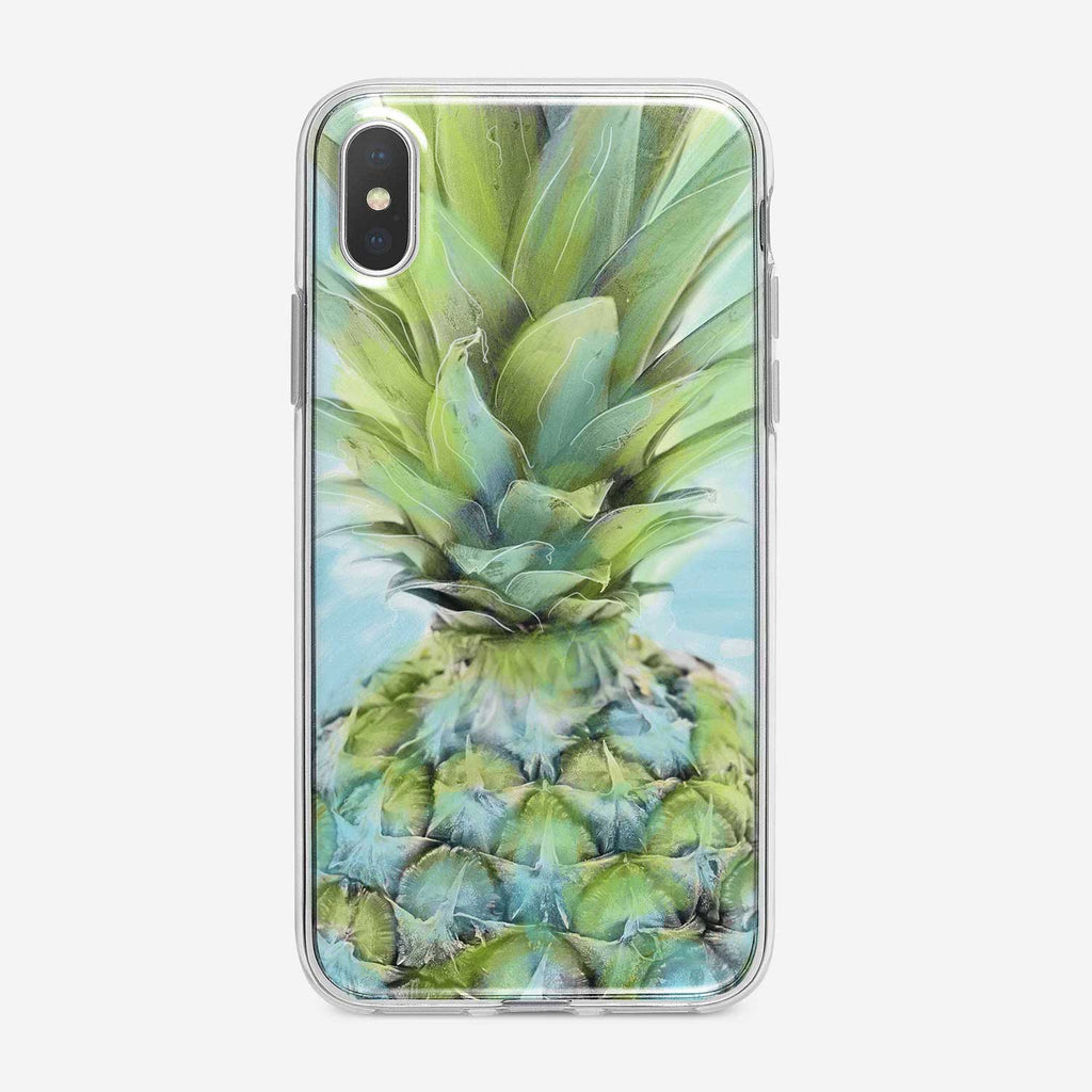 Cool Colored Pineapple iPhone Case by Tiny Quail