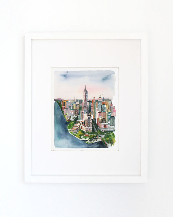 New York Archival Wall Art Print by Yao Cheng Design
