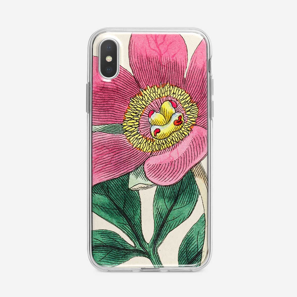Large Pink Botanical Flower iPhone Case from Tiny Quail