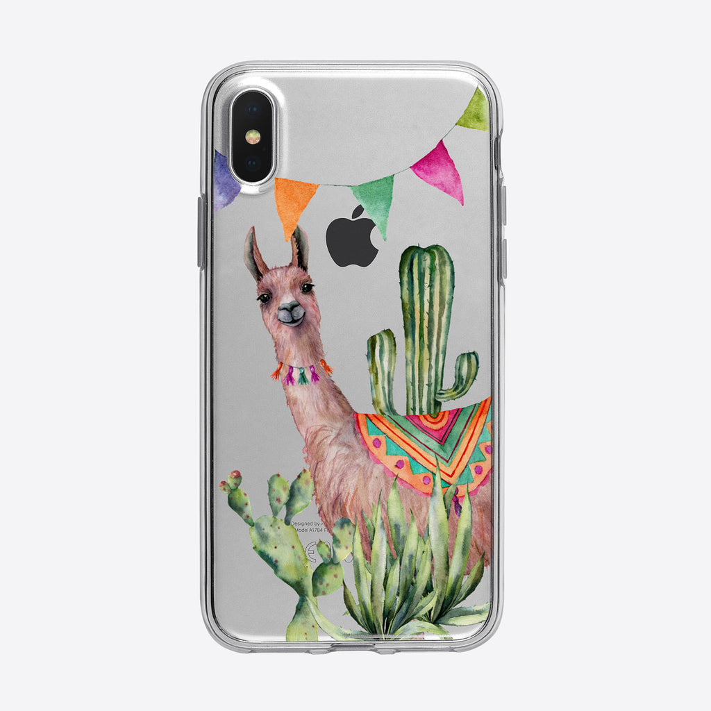 Cute Fiesta Llama iPhone Case from Tiny Quail