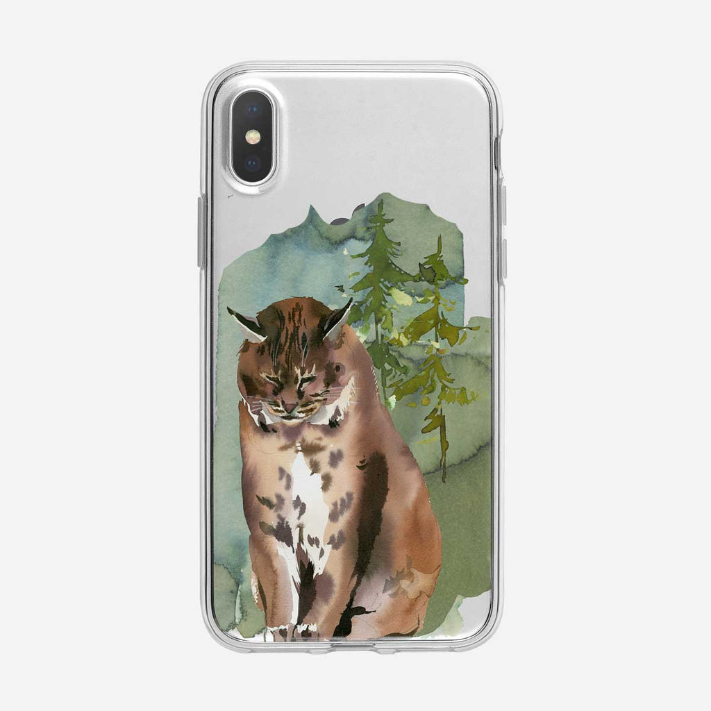 Forest Lynx iPhone Case from Tiny Quail