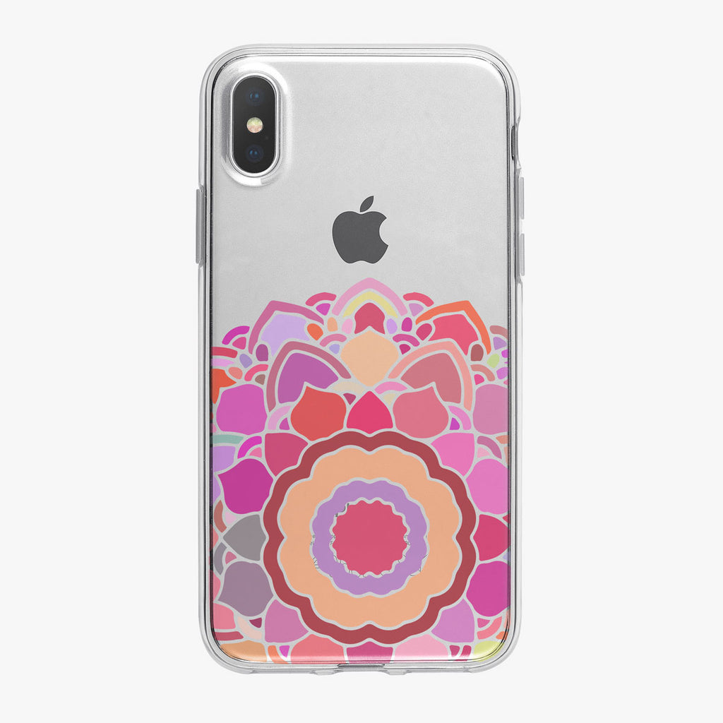 Bursting Pink Mandala iPhone Case from Tiny Quail