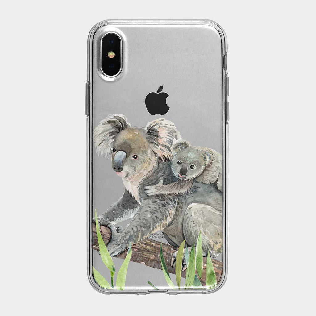 Mother Koala and Joey iPhone Case From Tiny Quail