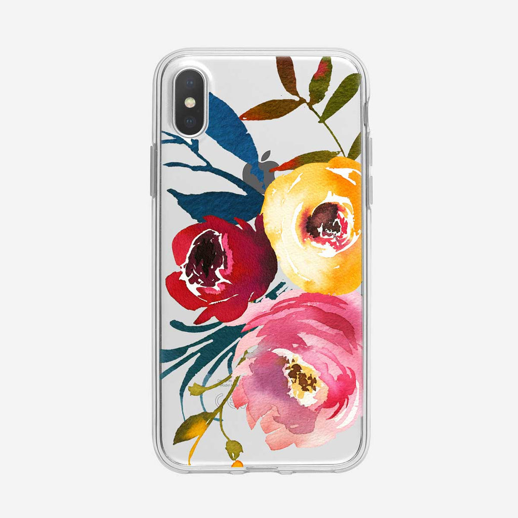 Multicolor Floral Bouquet iPhone Case From Tiny Quail