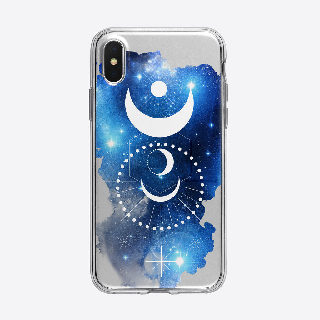 Mystical Moon Cosmos iPhone Case from Tiny Quail